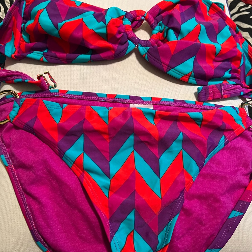 Xl Aztec bikini( beautiful purple/bright colors)